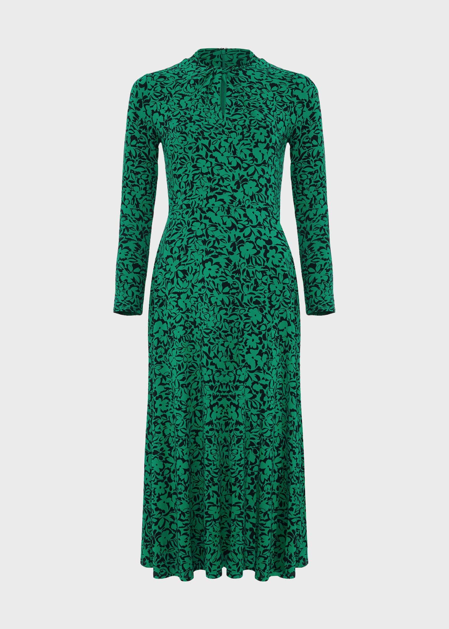 Petite Yasmin Dress 0124/5157/3669l04 Green-Navy