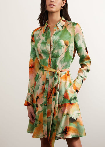 Ardleigh Dress 0124/5292/9021l00 Green-Orange