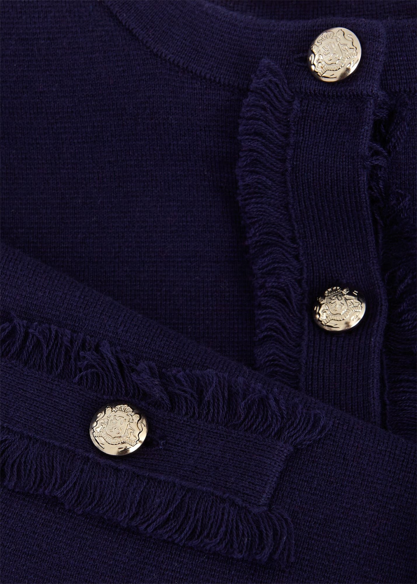 Sairey Knitted Jacket 0124/9359/9083l00 Midnight-Navy