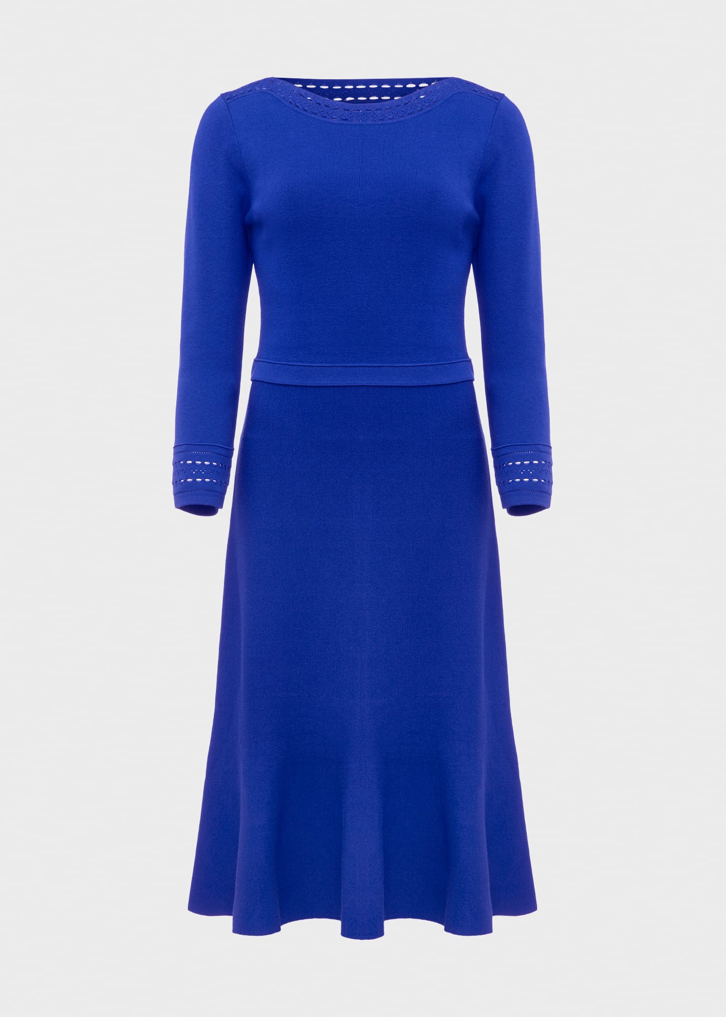 Quinn Knitted Dress 0124/9651/1085l00 Egyptian-Blue