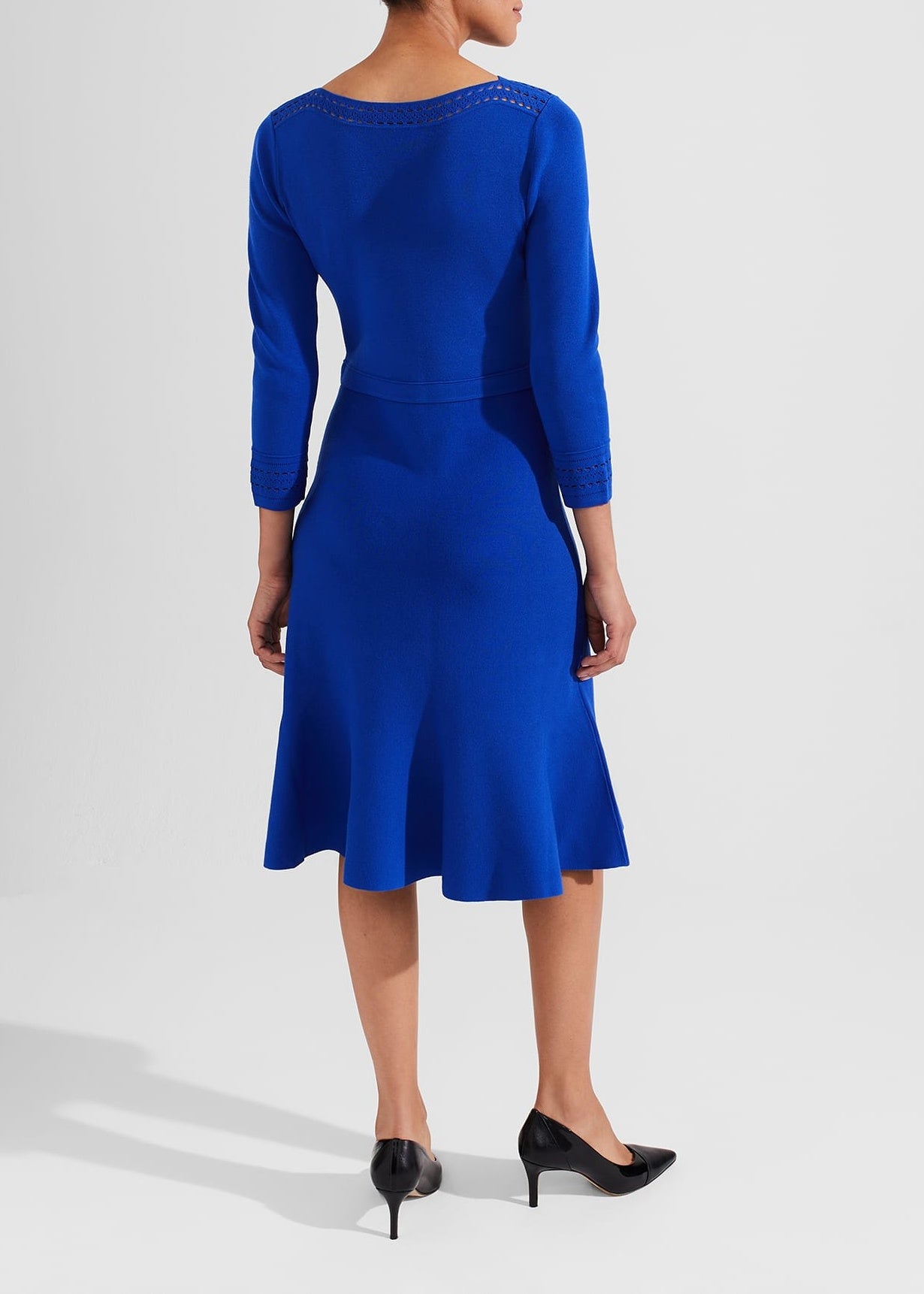 Quinn Knitted Dress 0124/9651/1085l00 Egyptian-Blue