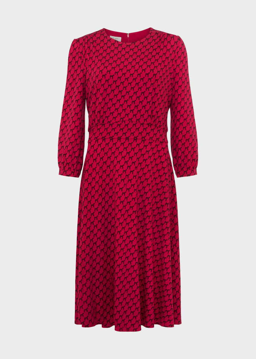 Indi Jersey Dress 0223/5051/3669l00 Berry-Red