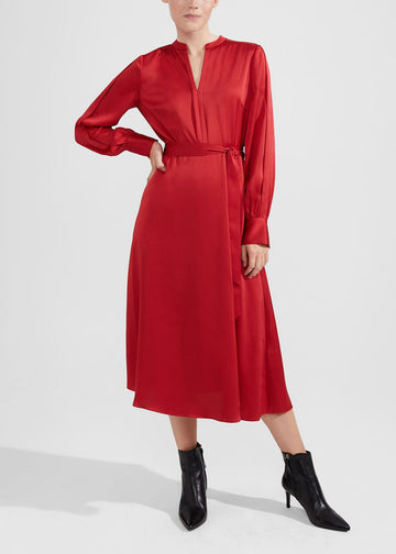 Arlette Dress 0223/5166/9045l00 Currant-Red