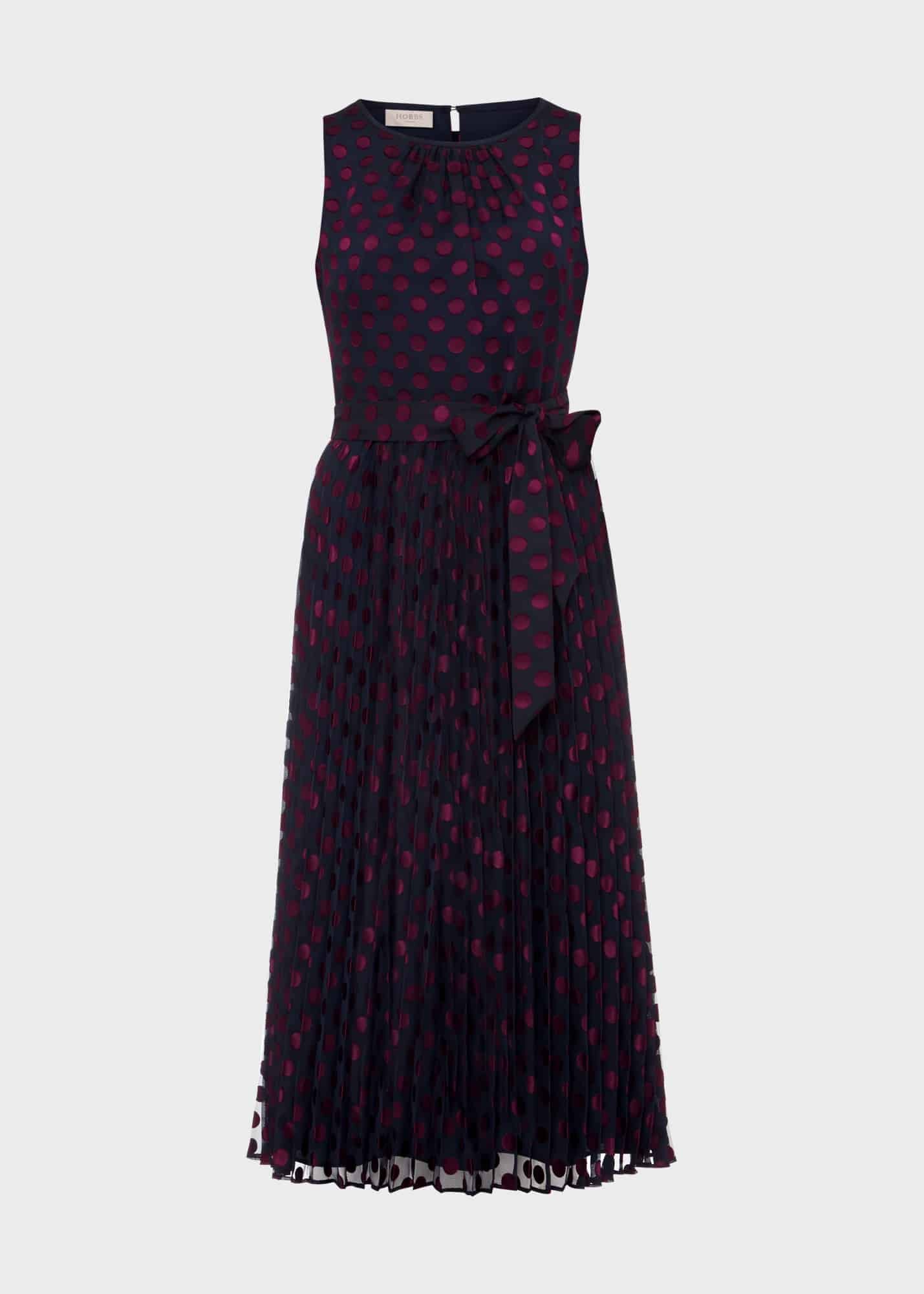 Blythe Devoree Dress 0223/5867/9045l00 Navy-Burgundy