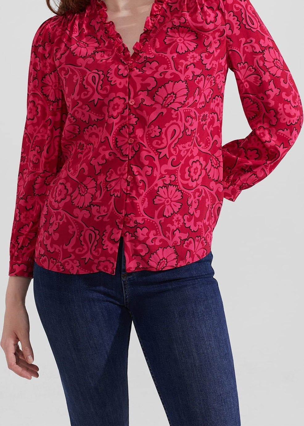 Gloria Blouse 0223/6947/9324l00 Red-Pink