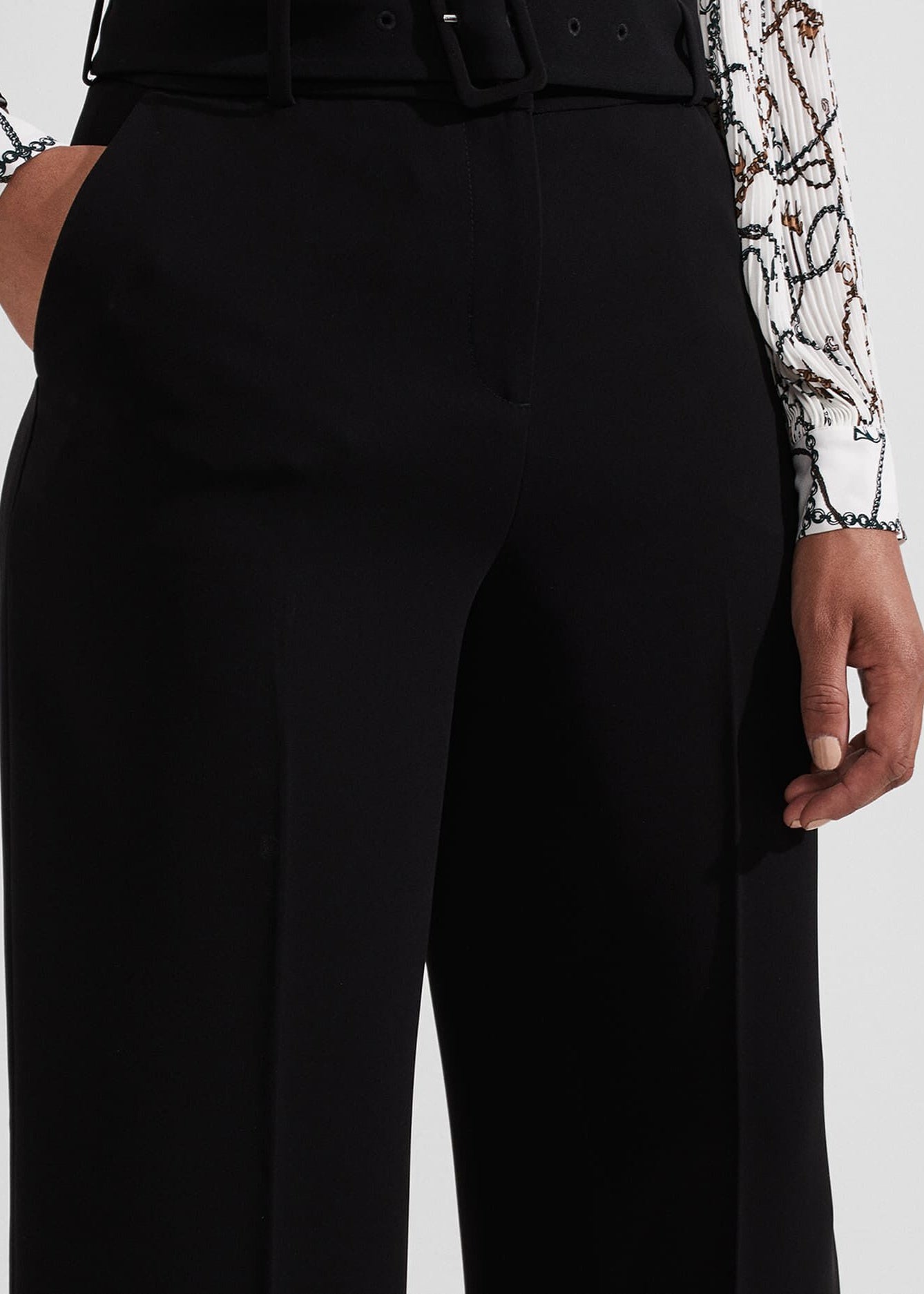 Drew Wide Trouser 0223/8158/9045l00 Black