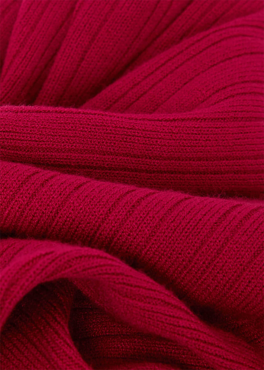 Reena Knit Dress 0223/9366/1085l00 Berry-Red