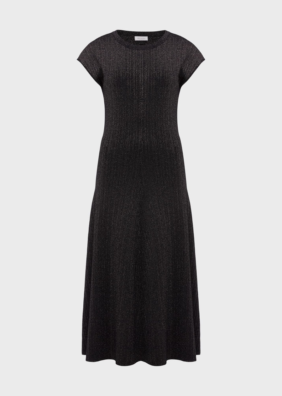 Reena Knit Dress 0223/9491/1185l00 Black-Gold
