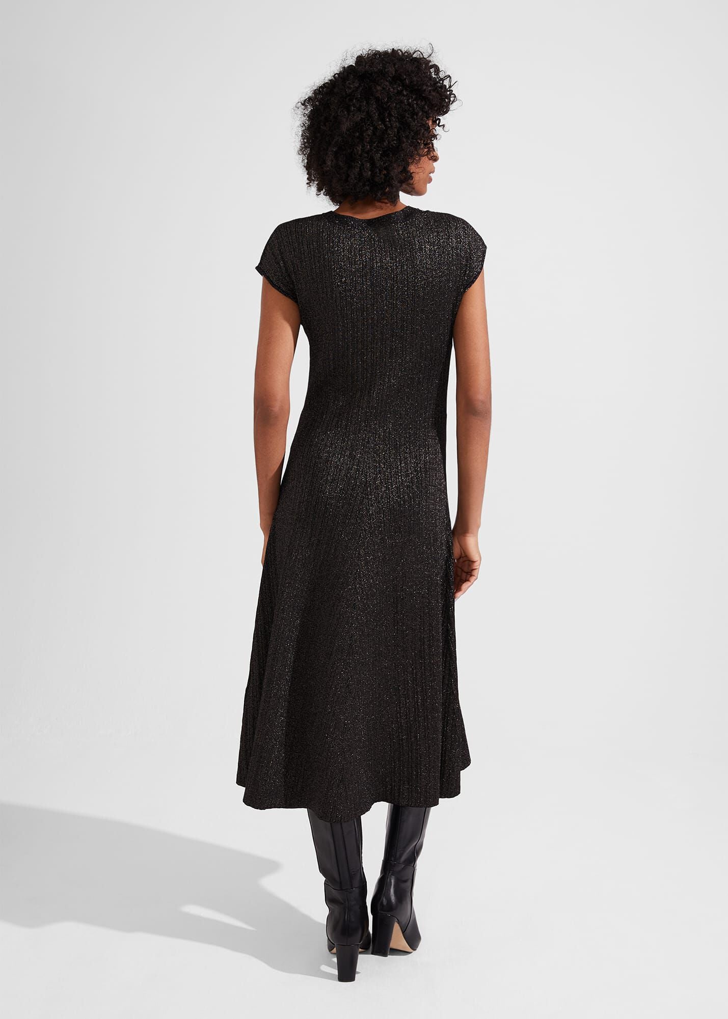 Reena Knit Dress 0223/9491/1185l00 Black-Gold