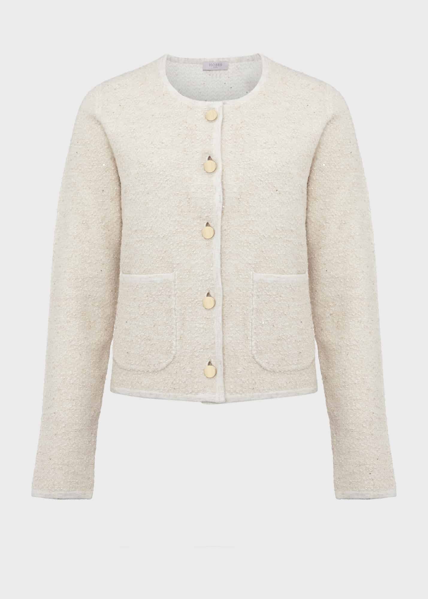 Zayla Knitted Jacket 0223/9494/9083l00 Ivory