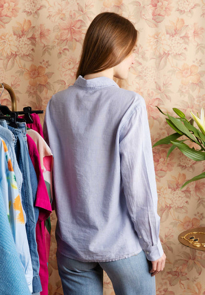 Shirt 1eva94-v09116 Blanc-Bleu