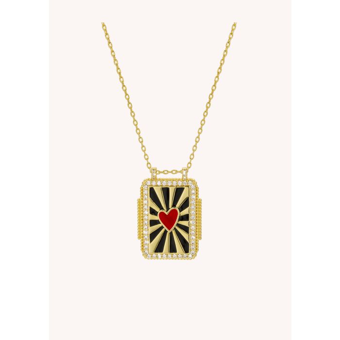 Necklace Psychedelic H Co-234g Gold