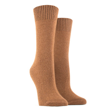 Merino Wool and Cashmere Socks 247-Camel - RUE MADAME | BOUTIQUE PARISIENNE