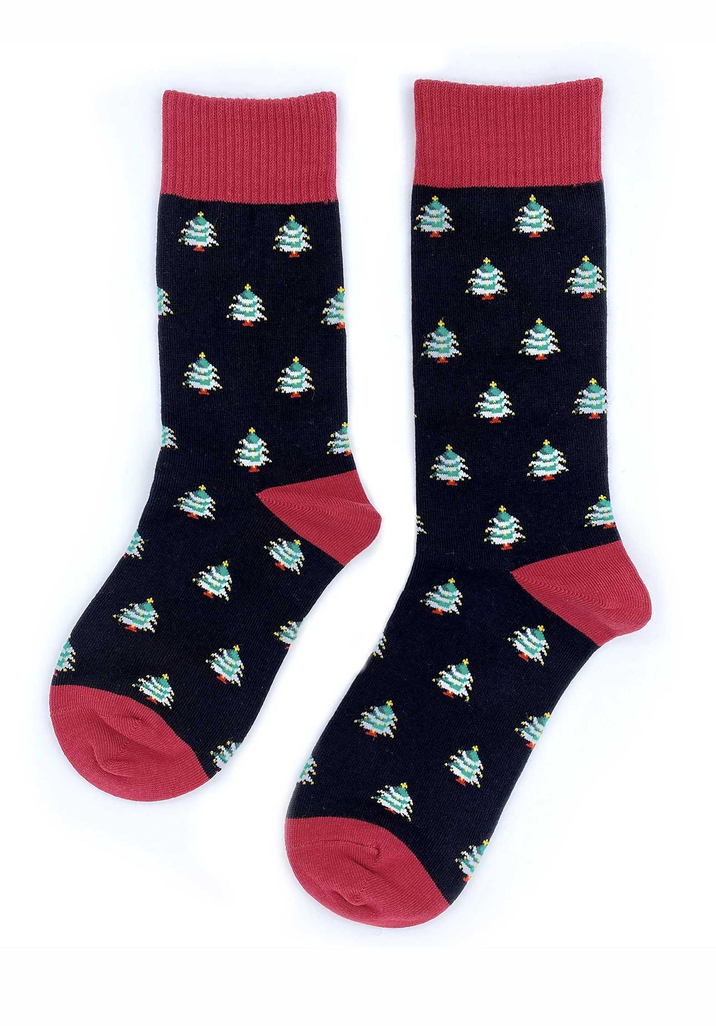 Christmas Tree Socks Black - RUE MADAME | BOUTIQUE PARISIENNE