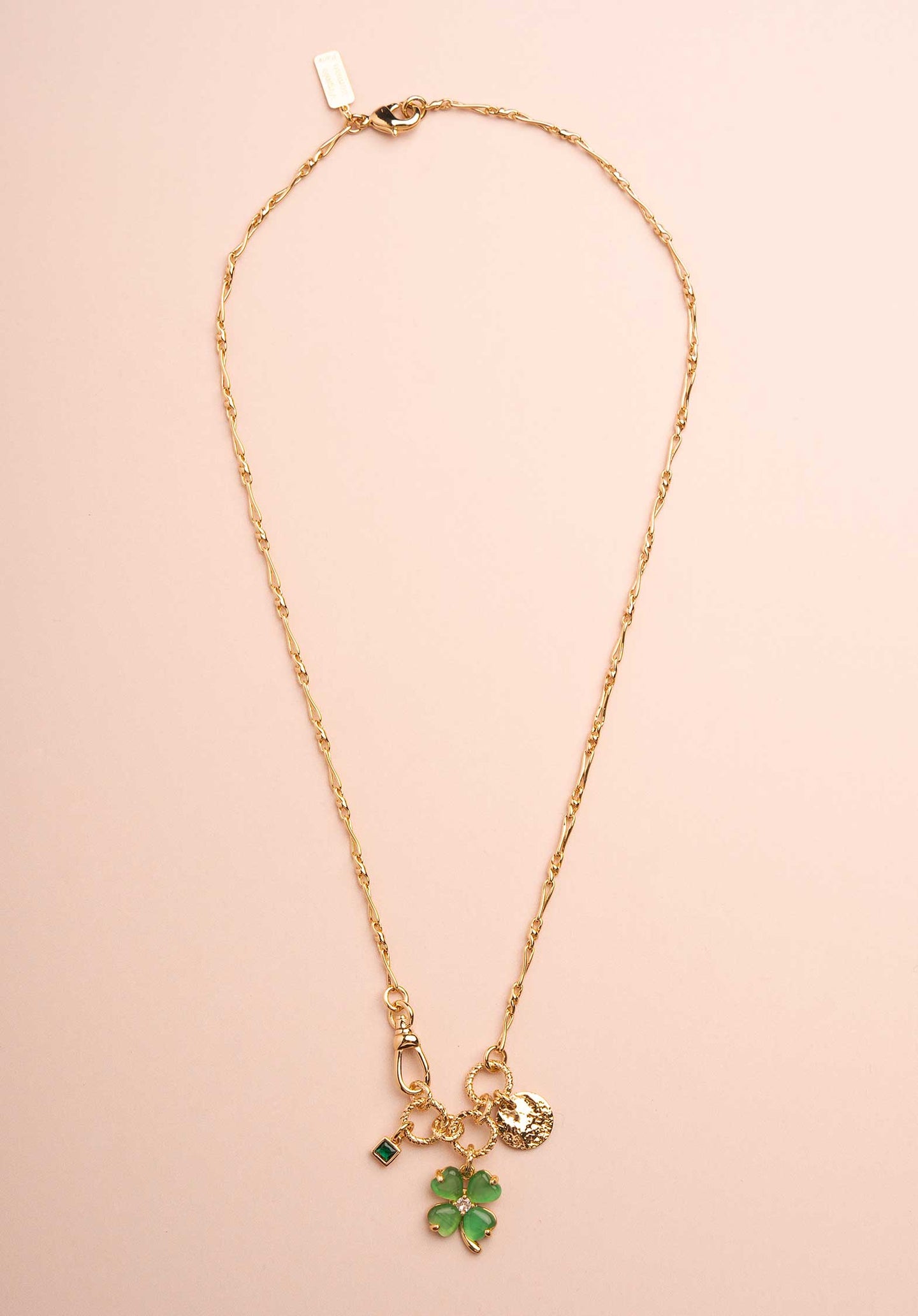 Necklace Cr16/ Trefle Collier Vert