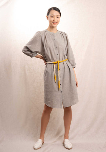 Dress Mercadal Whiblack