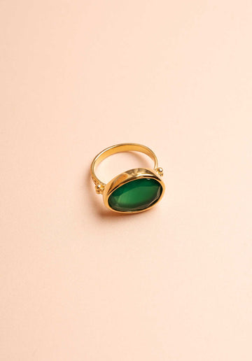 Ring P Ring 4543 15-Green-Agate