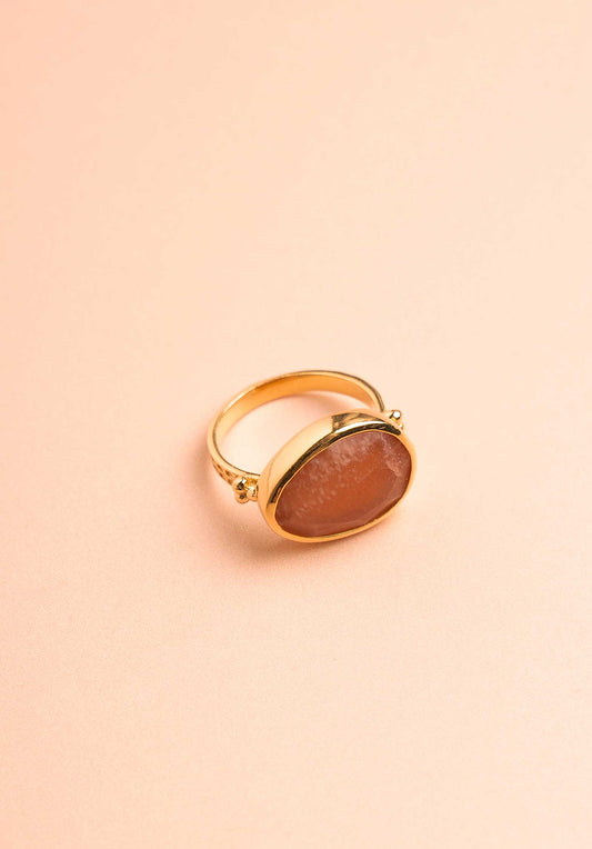 Ring P Ring 4543 4-Peach-Moonstone