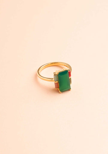 Ring Pp Ring 4469 15-Green-Agate