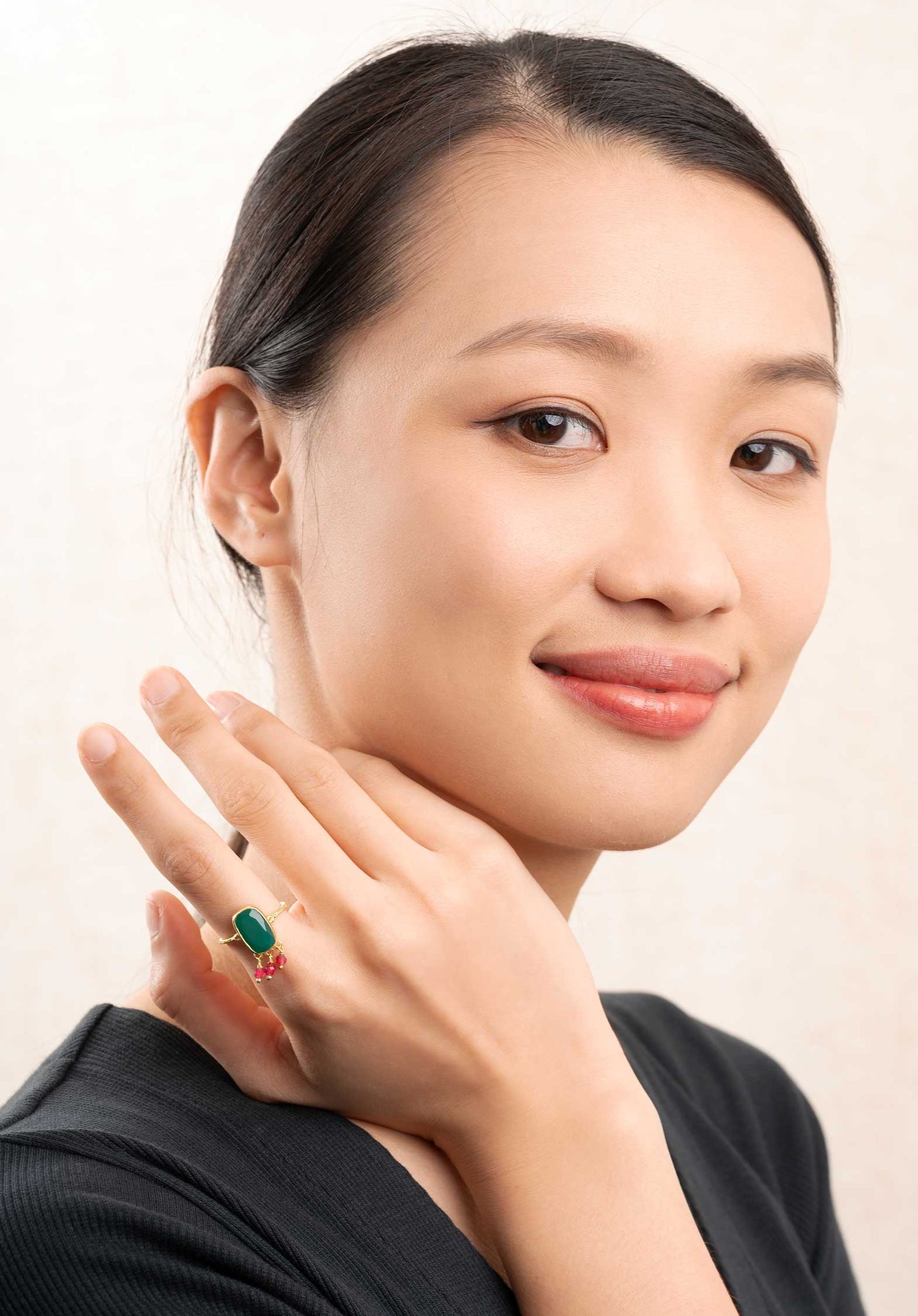 Ring K Ring 4418 15-Green-Agate
