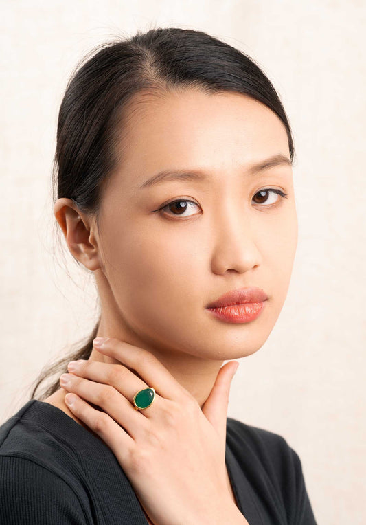 Ring P Ring 4543 15-Green-Agate