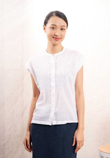 Blouse Teary Bbth501 01-White