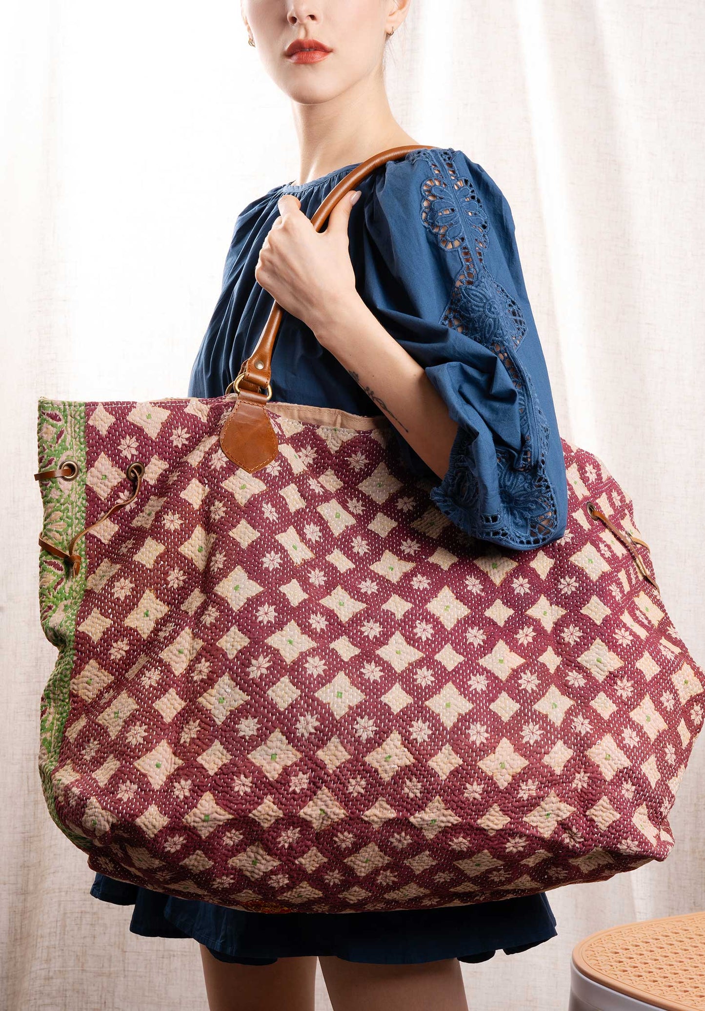 Travel Bag Kantha Week End Multi