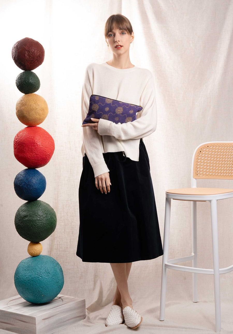 Pouch Pochette Kantha Multi