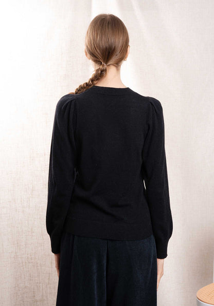 Pullover Malorine Bamv518 04-Black