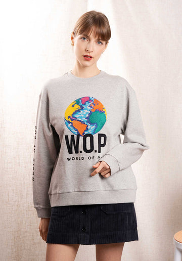 Sweatshirt Iconic Ww23a1327 Marl-Grey
