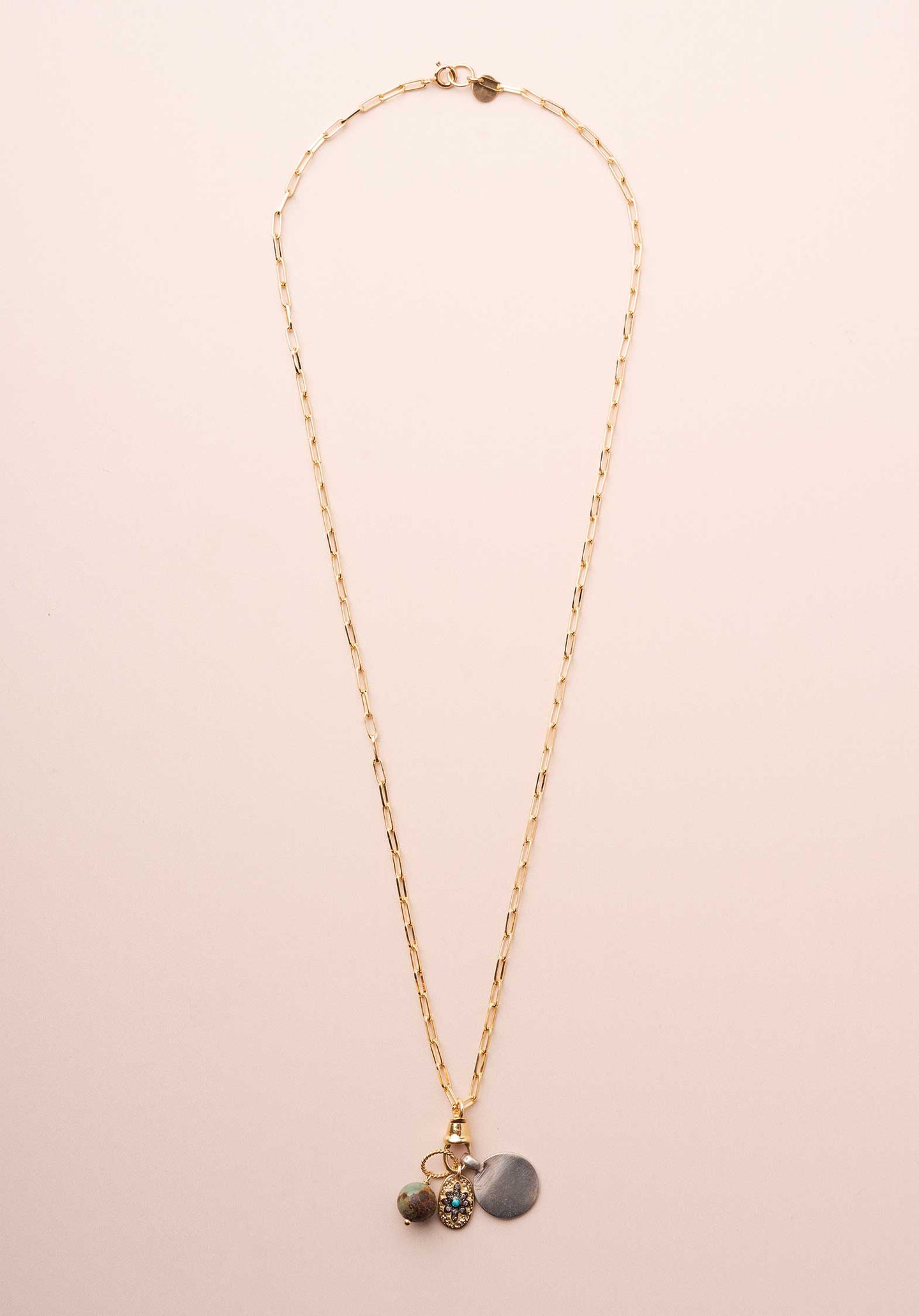 Necklace Holly T Argent-Dore-Or