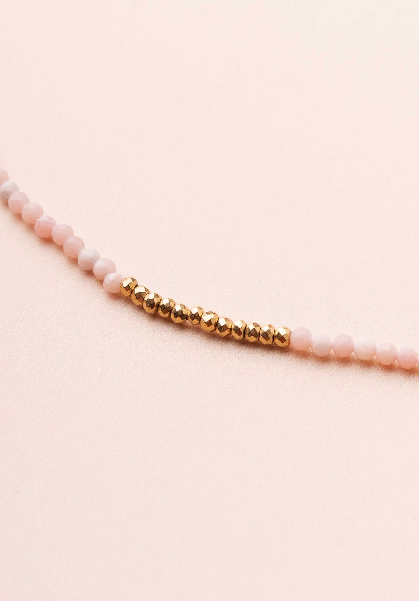 Necklace Maiva Collier Opale-Rose