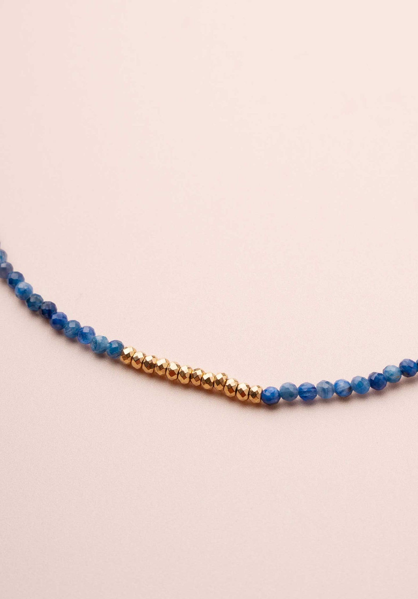 Necklace Maiva Collier Quartz-Bleu