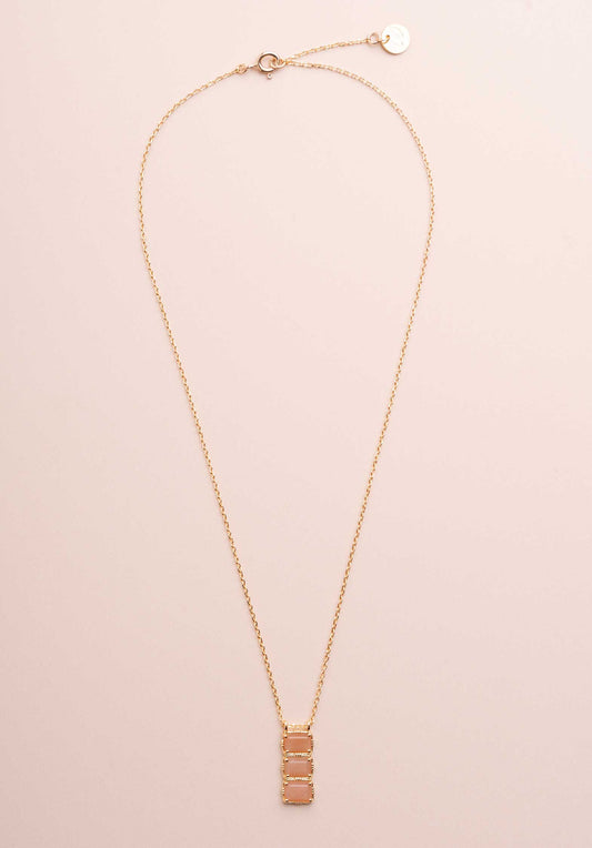 Necklace Rc731 Pierre-De-Lune-Nude
