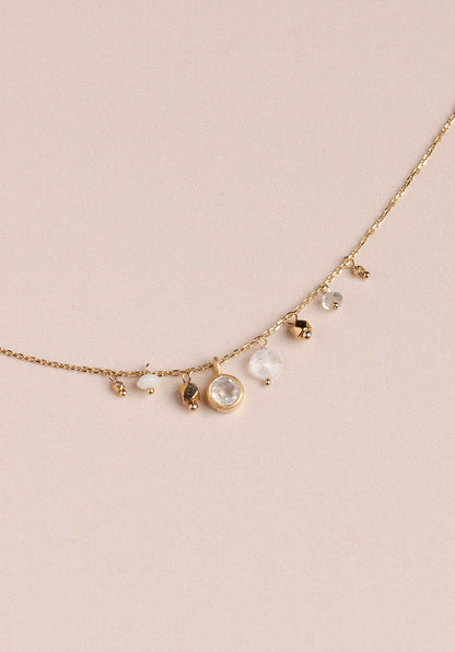Necklace Loop Pierre-De-Lune
