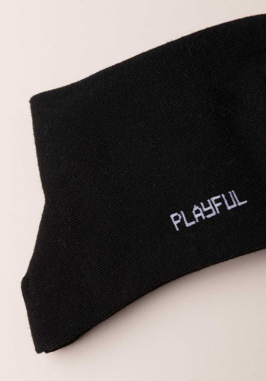 Socks Lion Rock Black-White