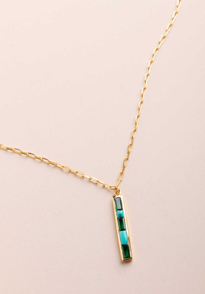 Necklace Cie4 Emeraude