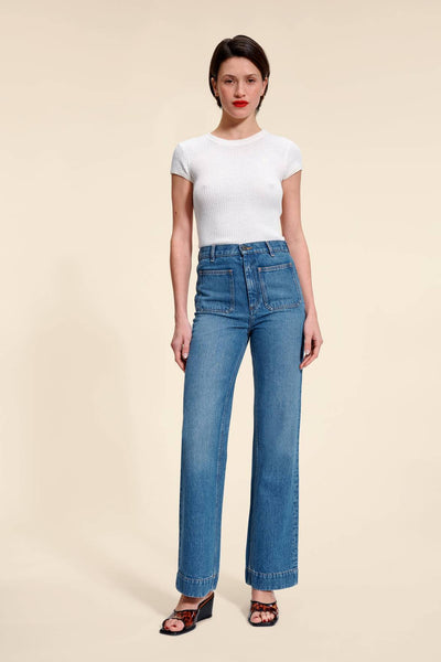 Jeans Belleville Jeans Indigo-Stone – RUE MADAME | BOUTIQUE