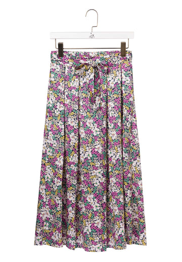 Skirt Skirt Basil Purple-White-Floral