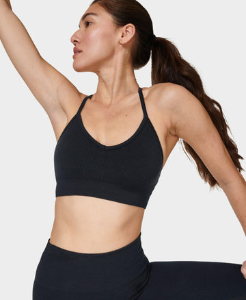 Mindful Seamless Yoga Bra Sb5396c Black