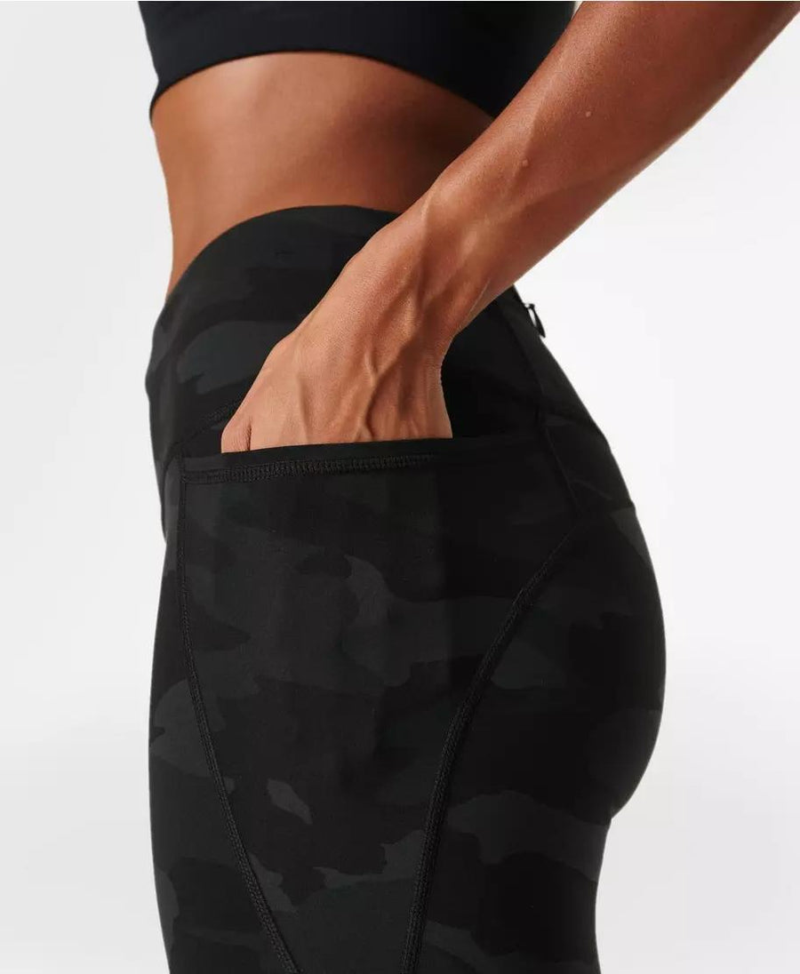 Ascent 7/8th leggings with pockets, Black Camo – Ascent Apparel