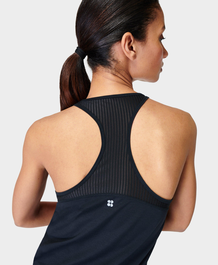 Breathe Easy Run Tank Top Sb9123 Black