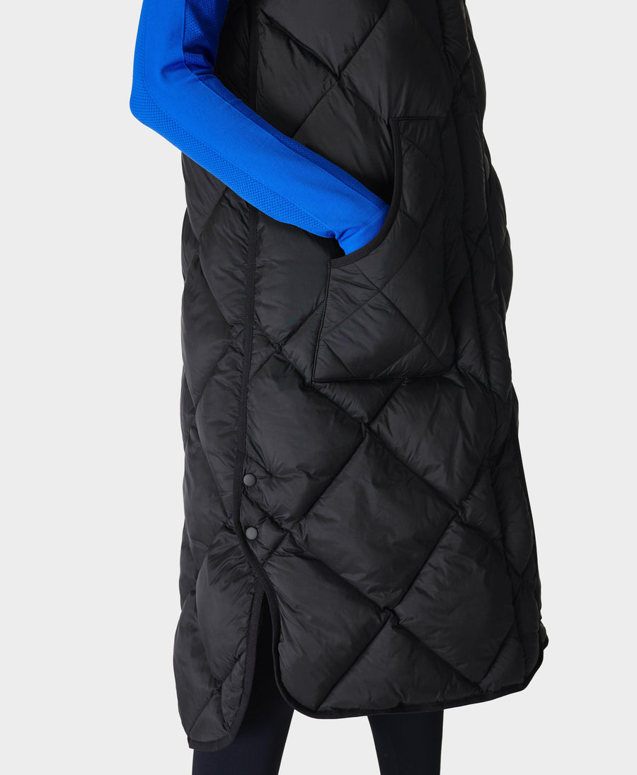 Downtown Quilted Vest Sb9378 Black