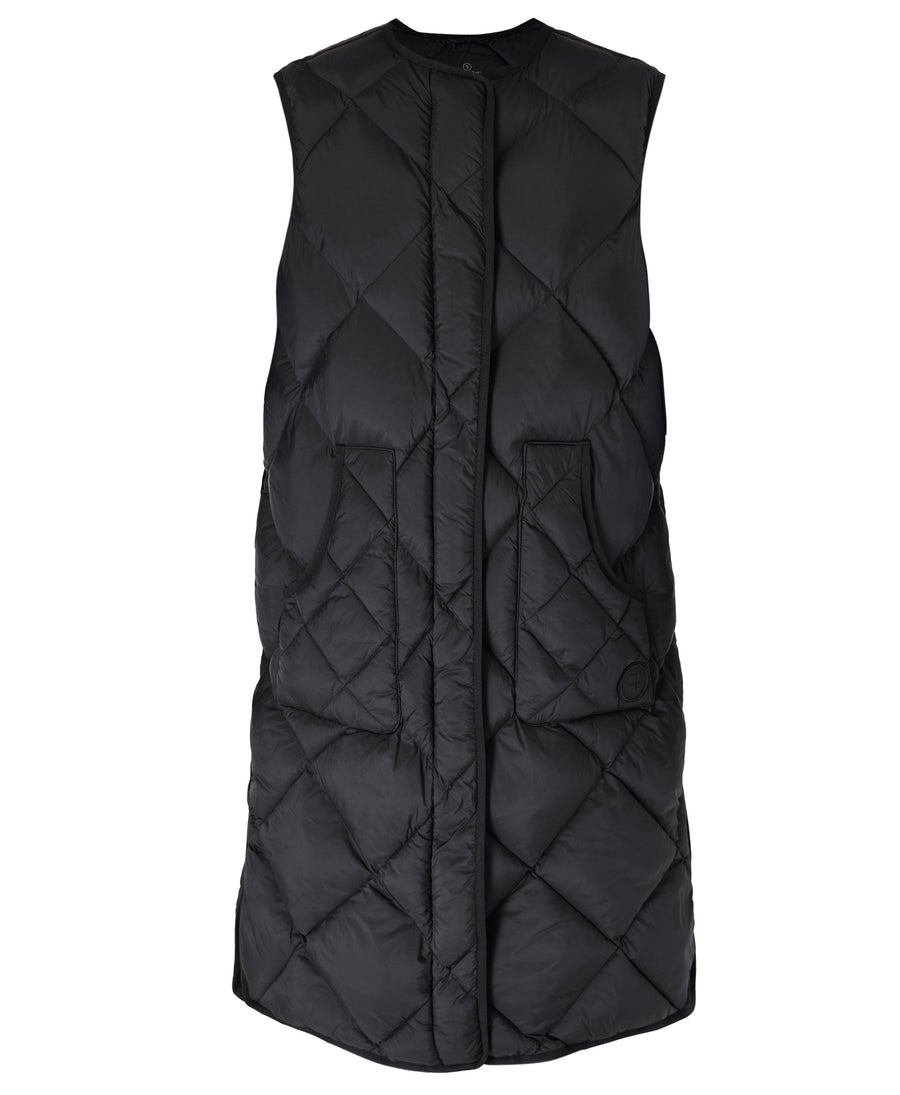 Downtown Quilted Vest Sb9378 Black