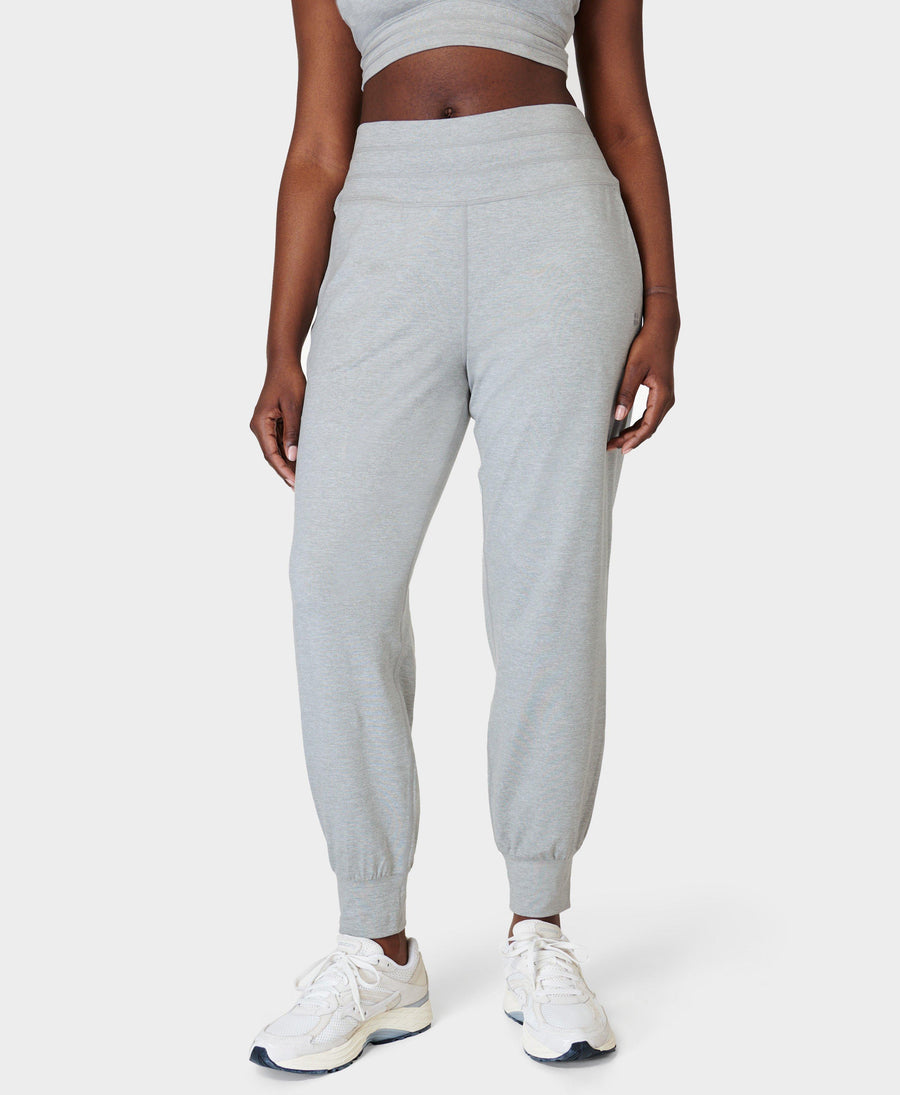 Gaia Yoga Pants Marl Sb9555bs Light-Grey-Marl