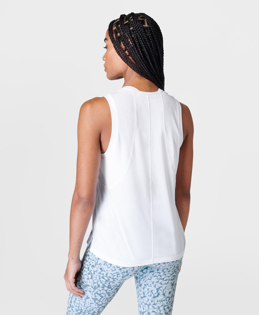 Soft Flow Studio Tank Sb9666 White