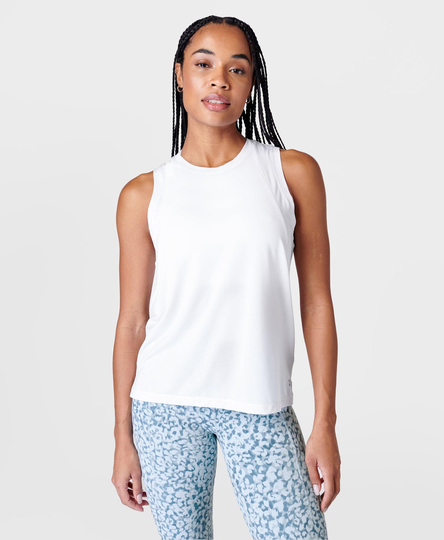 Soft Flow Studio Tank Sb9666 White