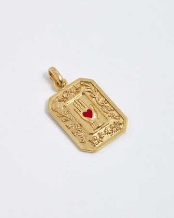 Pendant Heart In Hand Gold
