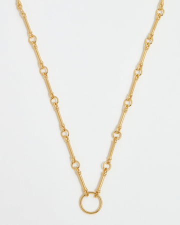 Necklace Charm Link Soru Charm Link Gold