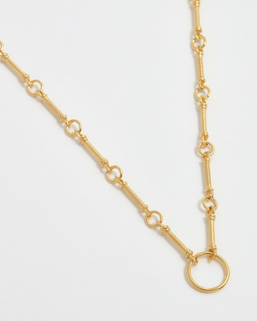Necklace Charm Link Soru Charm Link Gold